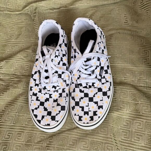 WOMEN'S VANS DOHENY CHECKER SKATE SHOES sz 6 - Picture 2 of 10